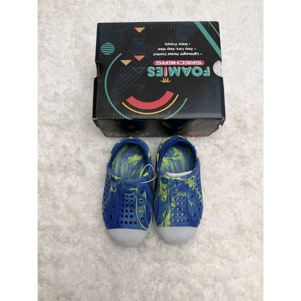 Skechers Foamies Toddler 6 Solar Beamz S Lights-Guzman New Water Shoes Summer